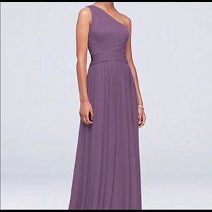 David’s Bridal Bridesmaids Dress-Wisteria F19932